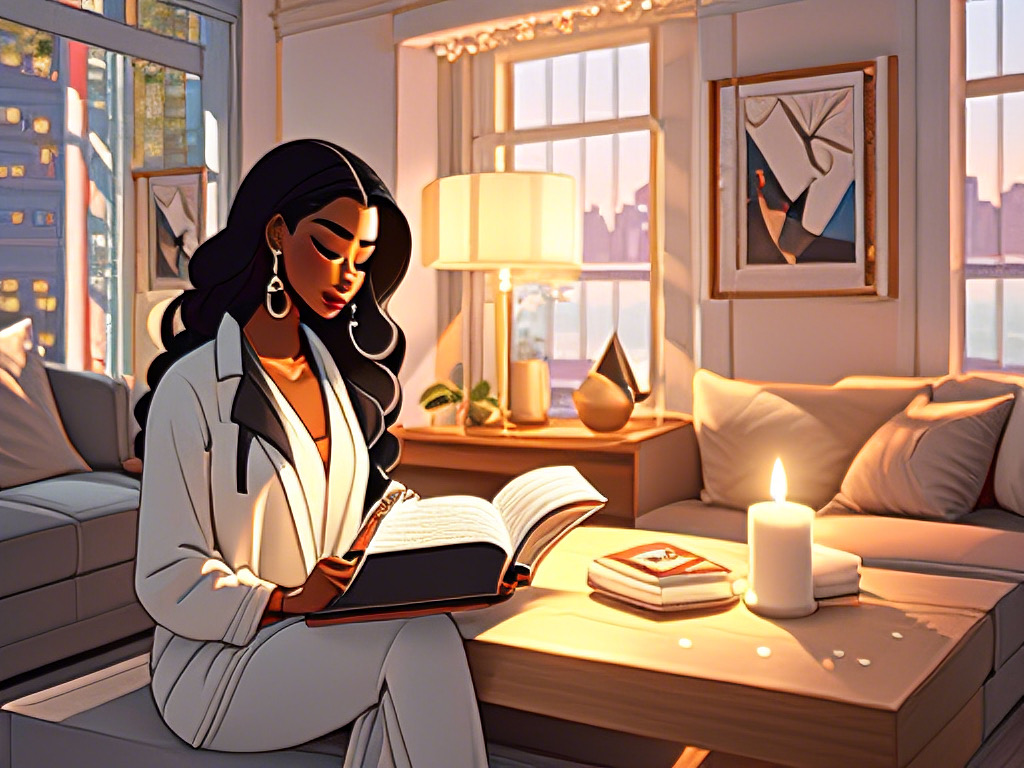 Black woman manifesting