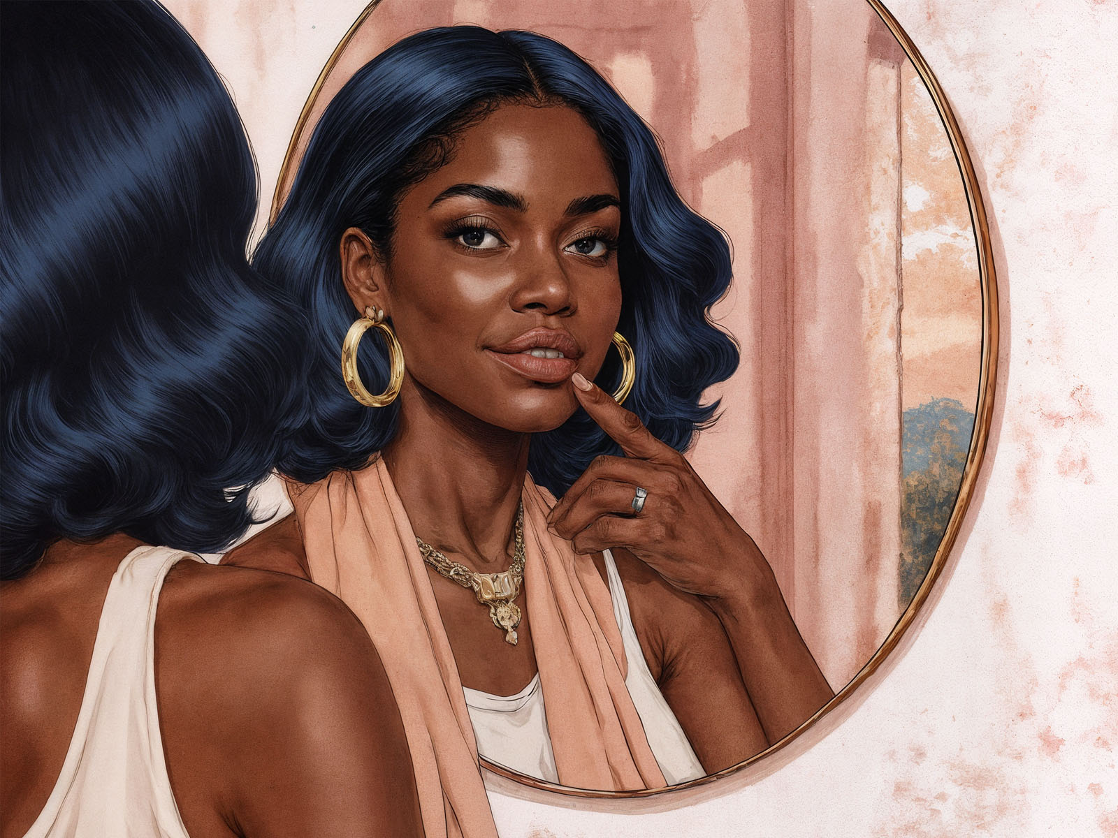 Warm affirmation setup — IKTR affirmations